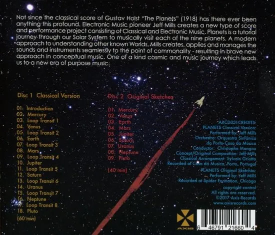 Jeff Mills - Planets - Dance - CD B0X