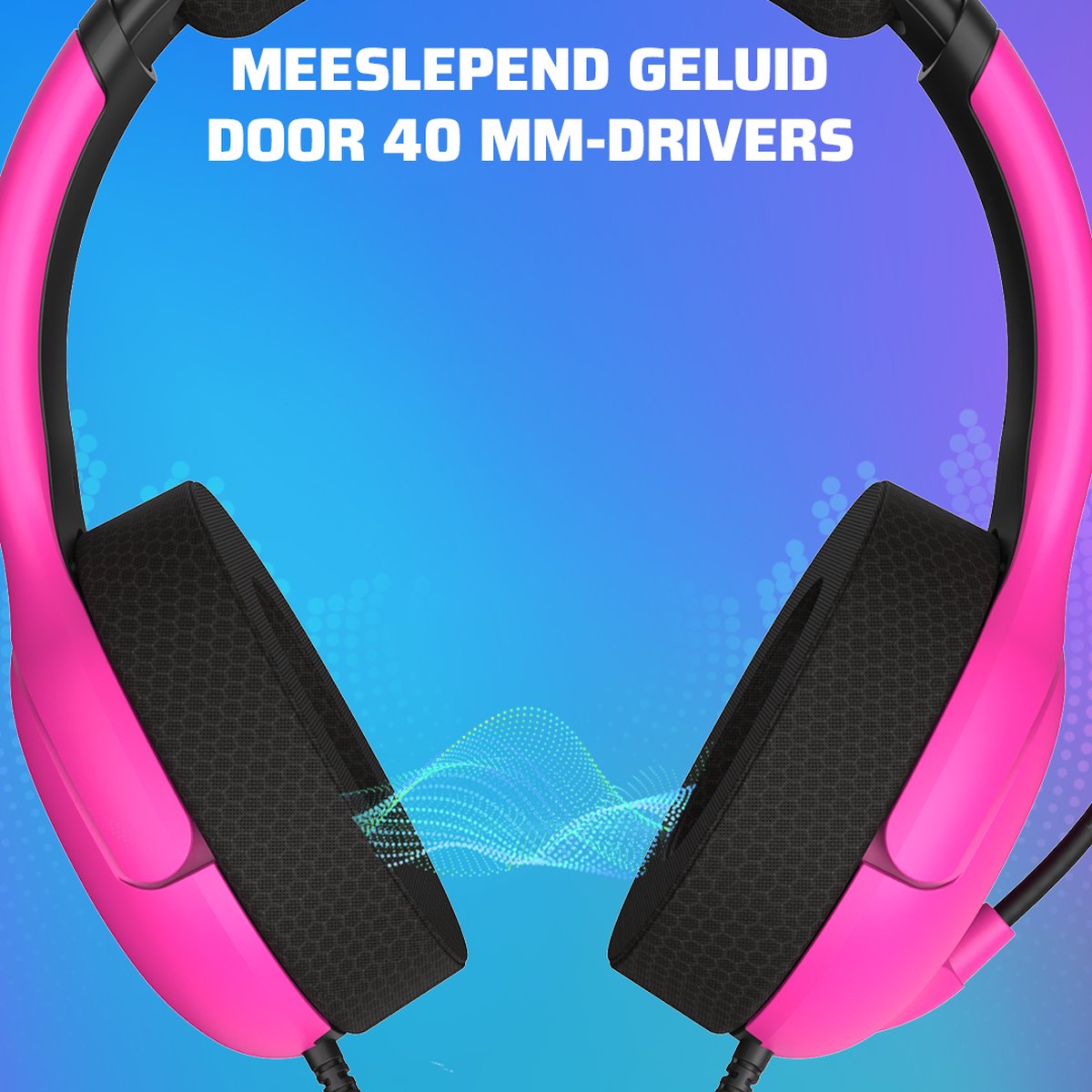 PDP Airlite - Bedrade Gaming Headset - PS5, PS4 & PC - Nebula Pink