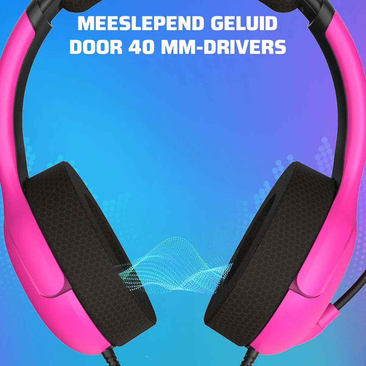 PDP Airlite - Bedrade Gaming Headset - PS5, PS4 & PC - Nebula Pink