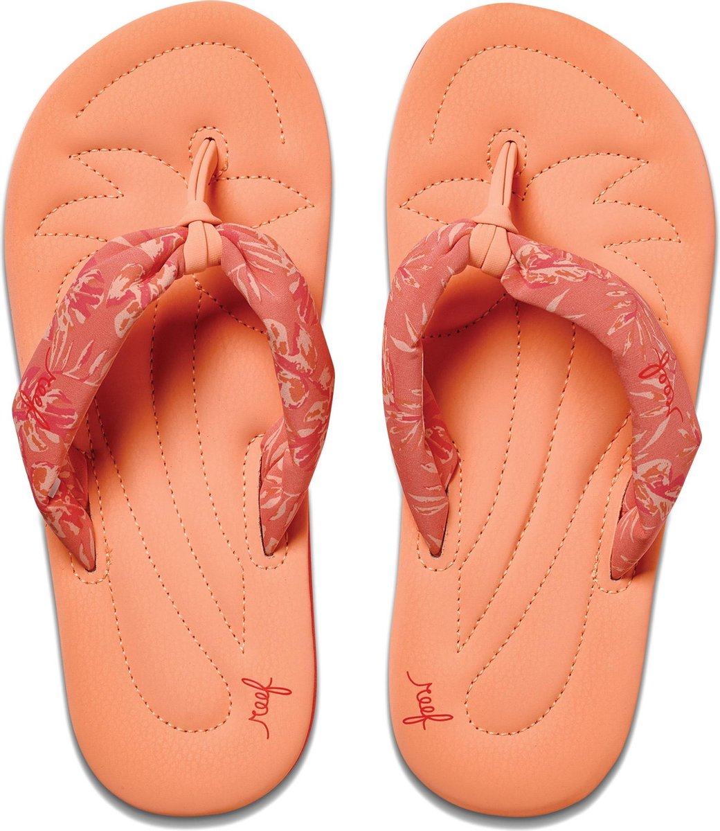 Reef Kids Pool Float Meisjes Slippers - Coral - Maat 31.32