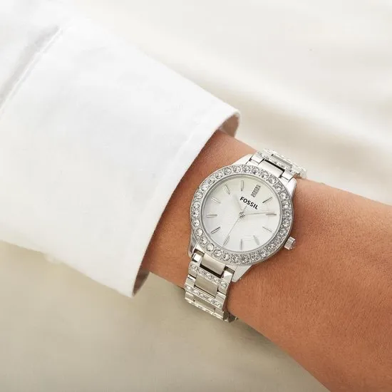 Fossil ES2362 - Horloge - 36 mm - Staal - Zilverkleurig
