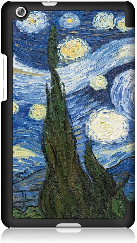 Huawei MediaPad M3 Lite 8 Hoes - Smart Book Case Gogh Sterrennacht