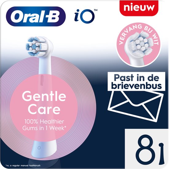 Oral B Opzetborstels IO zachte reiniging geavanceerde plaque-verwijdering, voor gevoelig tandvlees
