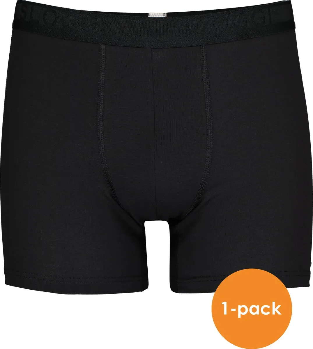 boxer, broekshort, zwart, katoen, 1-pack