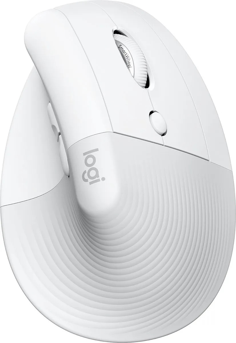 aanpasbaar, ergonomisch, muis, draadloos, wit
