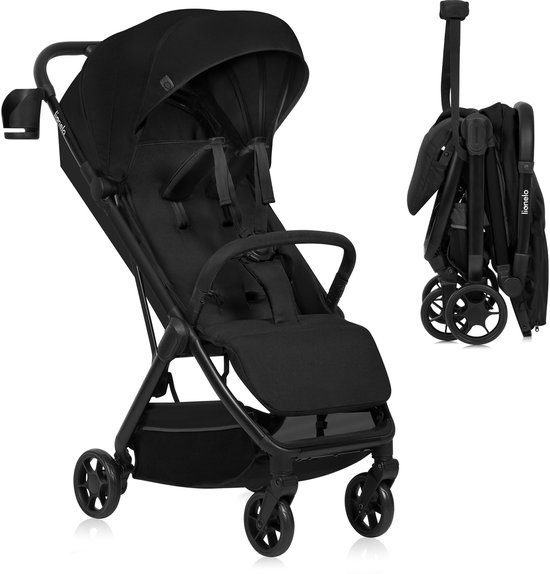 Lionelo Julie Air - Ultralichte Buggy - Reisbuggy - Auto-Folding & Compact - Vanaf 6 Maanden tot 22 kg