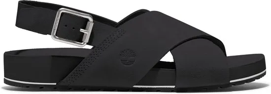 Timberland - maat 38 - Malibu Waves Basic X Strap Dames Sandalen - Jet Black
