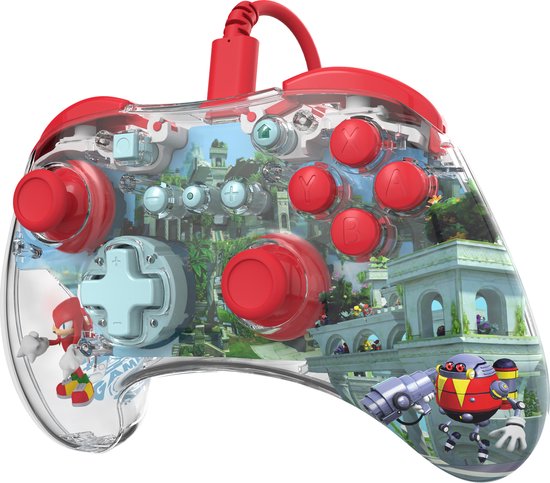 REALMz Wired Controller - LED - Knuckles Sky Sanctuary Zone - Nintendo Switch