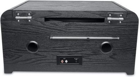 Muse MT-115 W - Muziekcenter met Bluetooth, radio, platen- en CD-speler - zwart