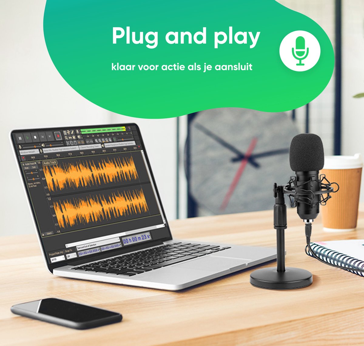 Tracer Microfoon - Microfoon arm - Microfoon standaard - Gaming & Streaming