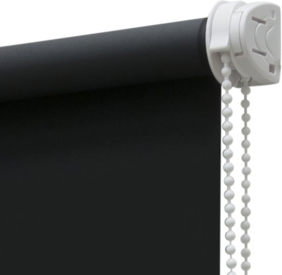 d827-1cce-4e8c-b509-3f6b2f3b6753 Intensions - Rolgordijn - Verduisterend - Easy - Uni Zwart - 45x170cm