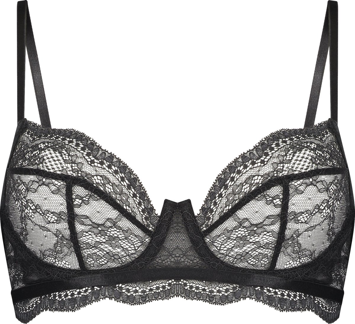 bh, lacy bra, black lingerie, underwire, strap length
