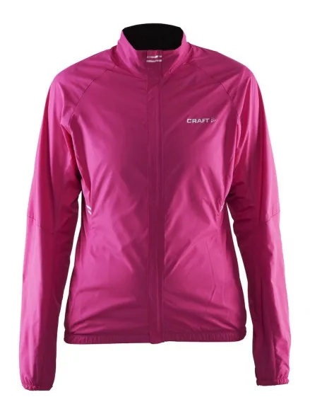 Craft Velo wind jacket roze/smoothie dames - Fiets - Maat S