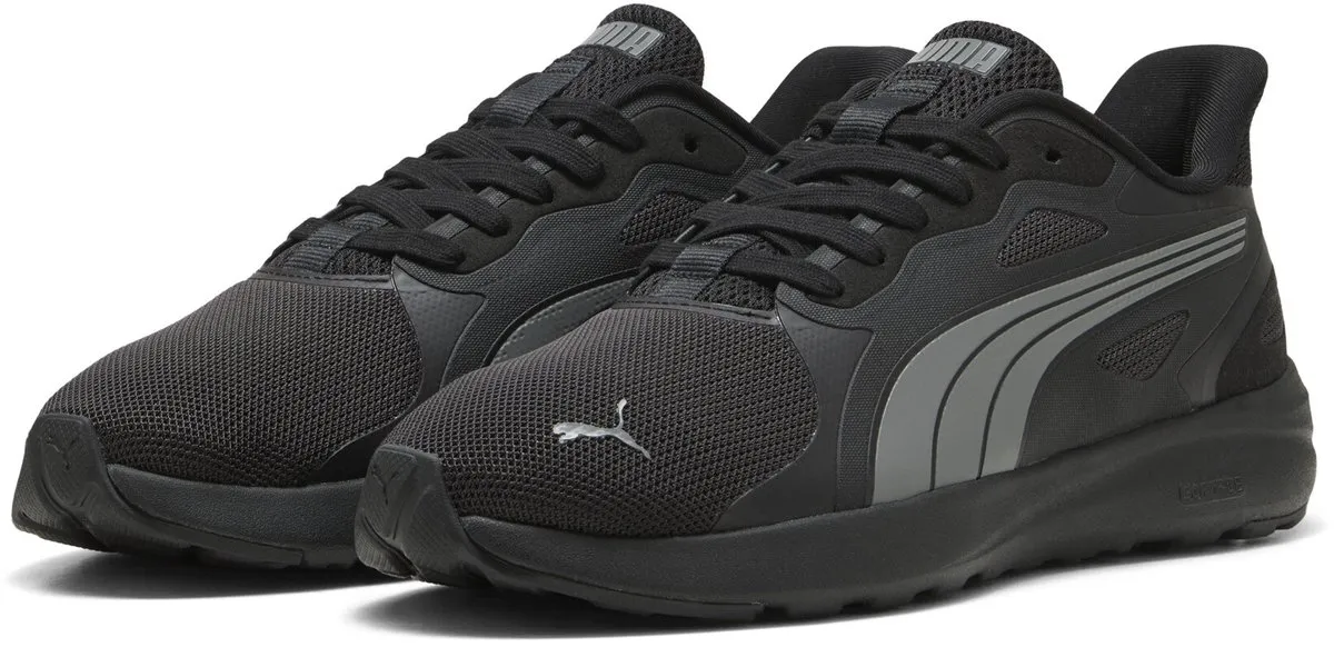 sneakers, trainers, mesh, zwart, puma