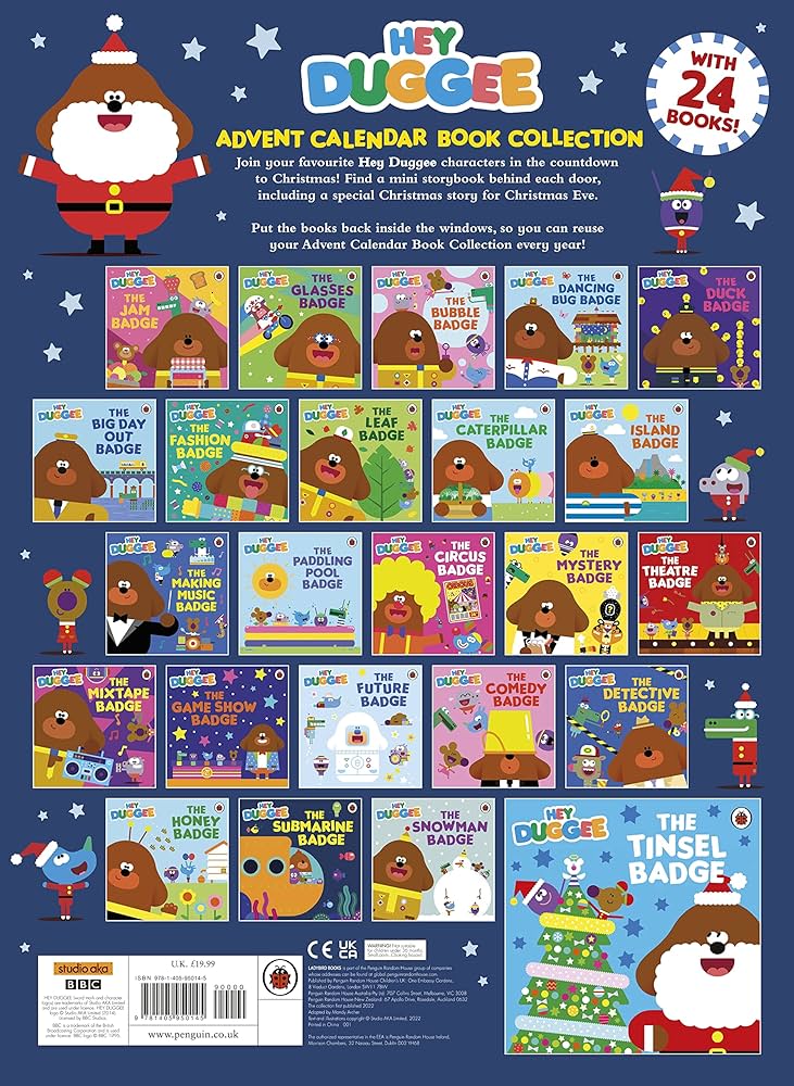 Advent-Calendar Hey Duggee- Hey Duggee: Advent Calendar Book Collection