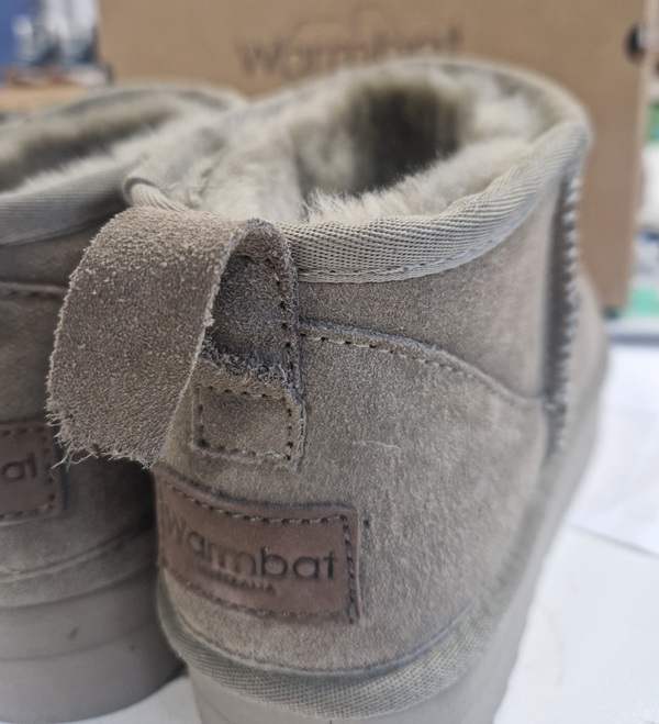 Warmbat - Maat 39 - Durack Vrouwen Laarzen - Mosgroen