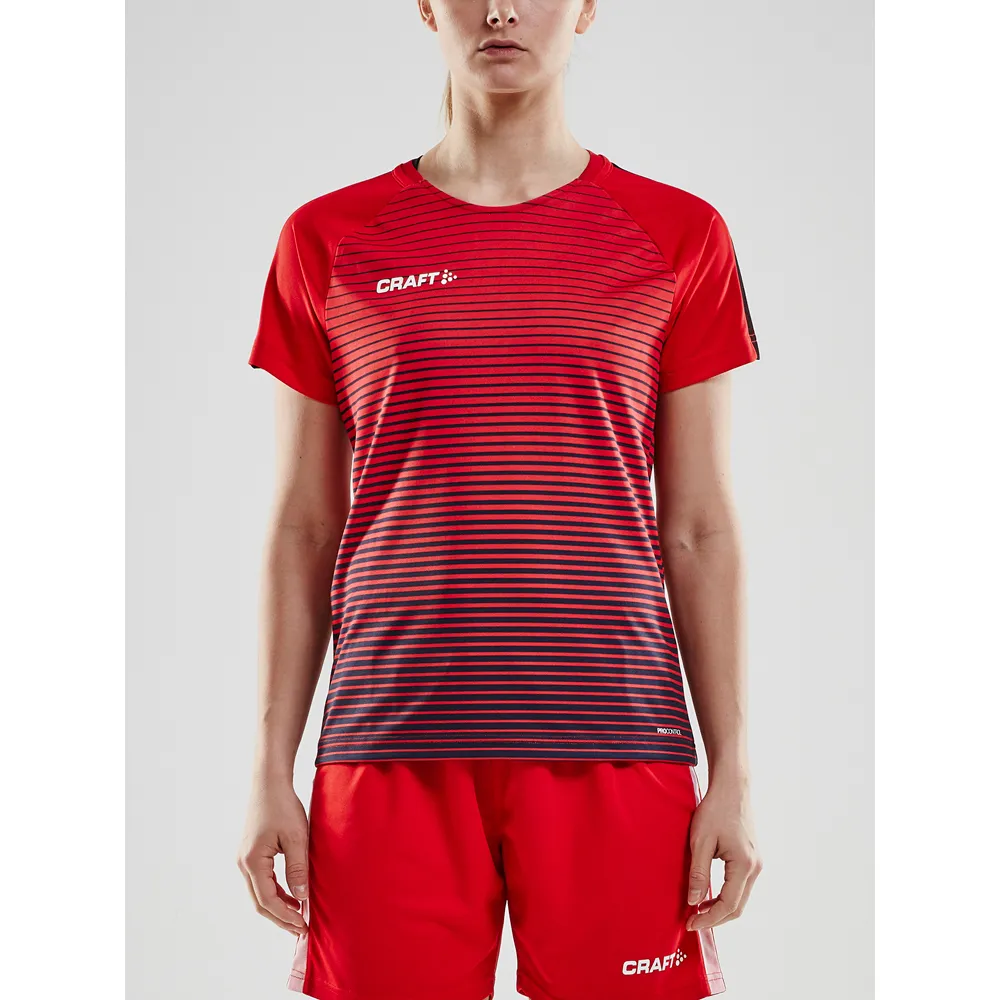 CRAFT Pro Control  (M) Stripe Multicolor Voetbal Shirt Vrouwen