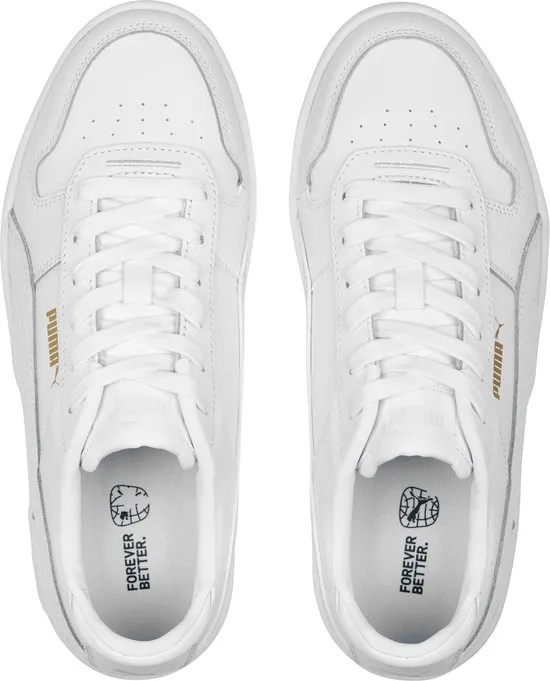 PUMA  - Maat 38,5 - Carina Street Dames Sneakers - Wit/Goud