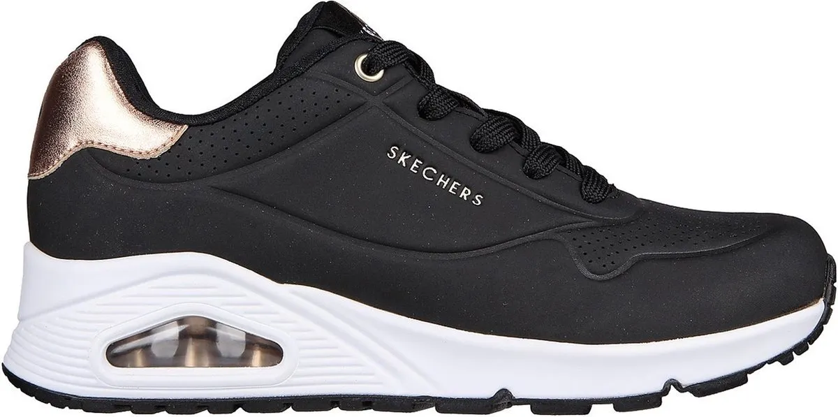 Skechers Uno - maat 41- Golden Air Dames Sneakers - Black