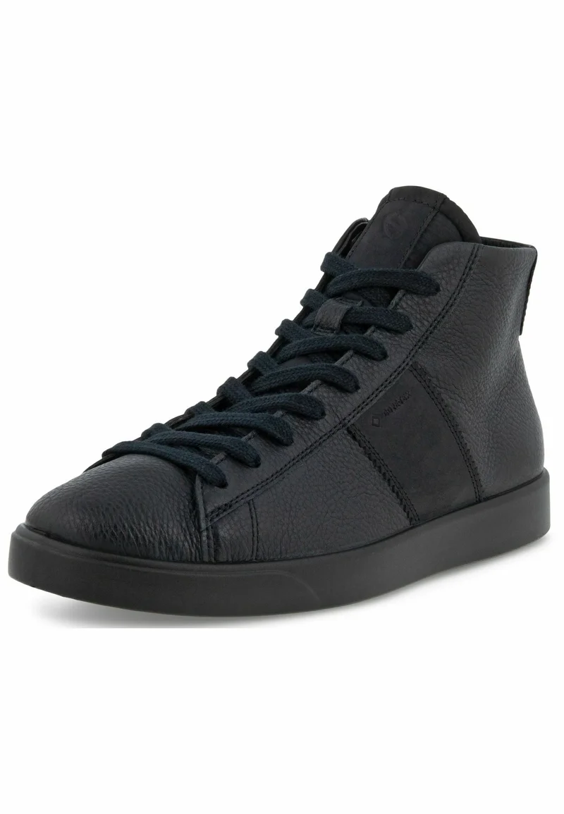 ECCO - maat 38- Street Lite hoge dames veterschoenen - Zwart - Uitneembare zool