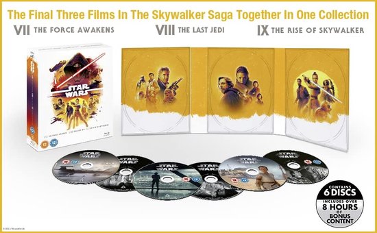 Star Wars Trilogy: Episodes Vii, Viii And Ix - blu-ray