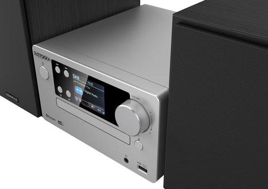 Kenwood M-725DAB-S Micro HiFi Systeem - Zilver