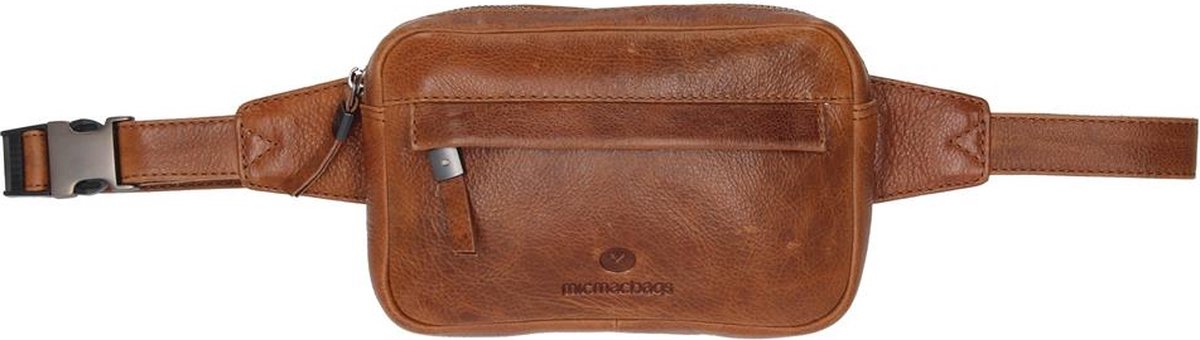 riem, tasje, heuptas, leren, brown