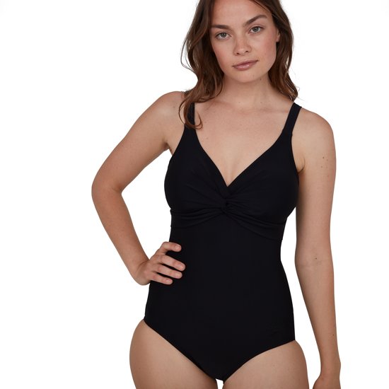 Speedo - Maat 44 - Brigitte Badpak Dames - Zwart