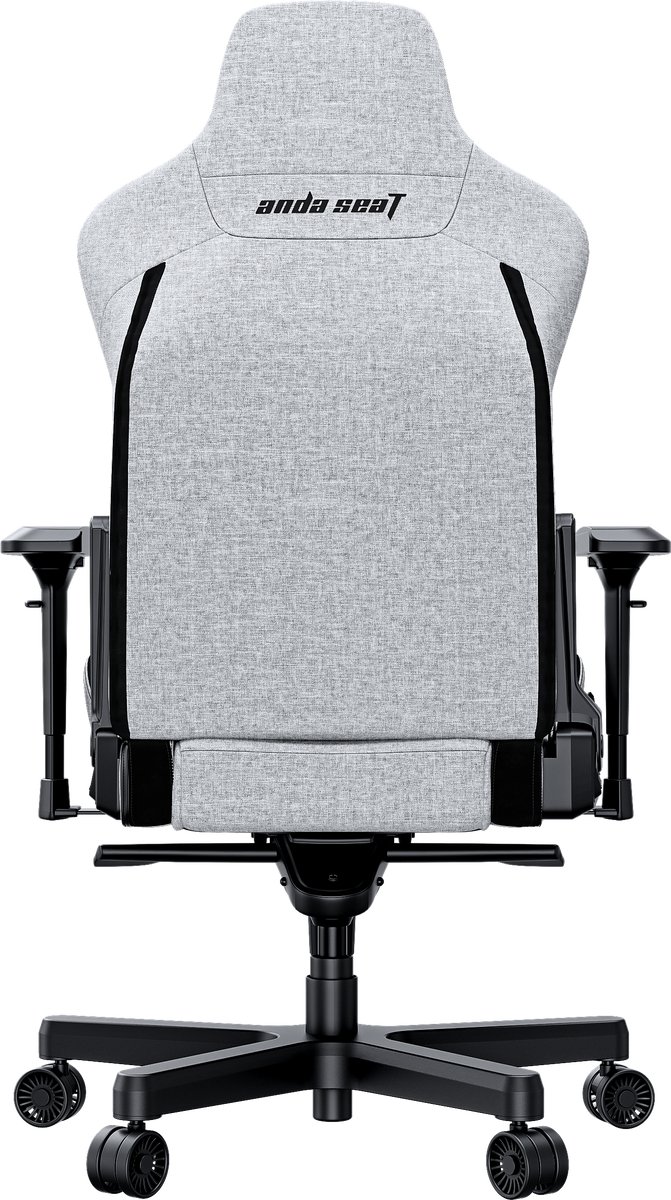 AndaSeat Kaiser 2 Pro Premium Extra Large Gaming Chair - Grey Fabric (Large Pillow)