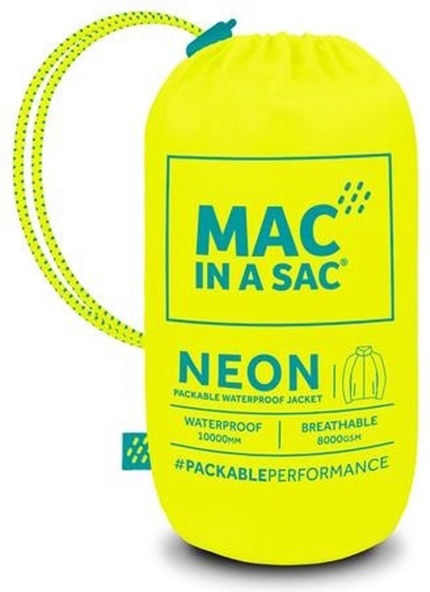 Mac in a Sac Origin 2 Regenjas Kinderen - Geel - 9/10 jaar