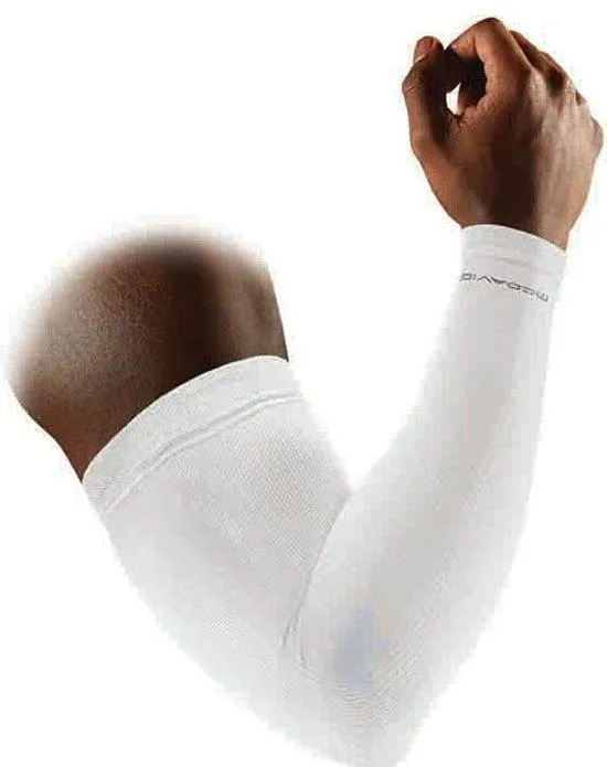Elite Compression Arm Sleeves / Pair White S