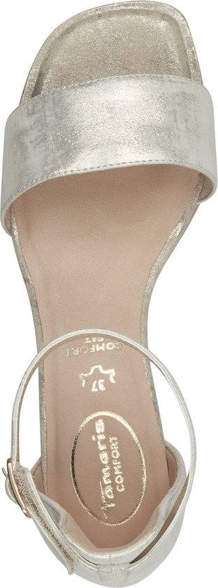 Tamaris COMFORT Essentials - maat 38 - Dames Sandalen - CLOUDY GOLD