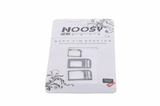 Noosy nano-SIM adapter kit 3-pack