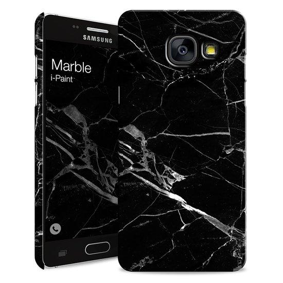 i-Paint cover Marble - zwart - voor Samsung A3 2017