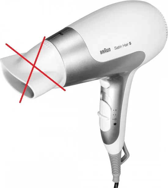 Braun Satin Hair 5 Power Perfection BRHD580E Föhn - 2500W - Coolshot