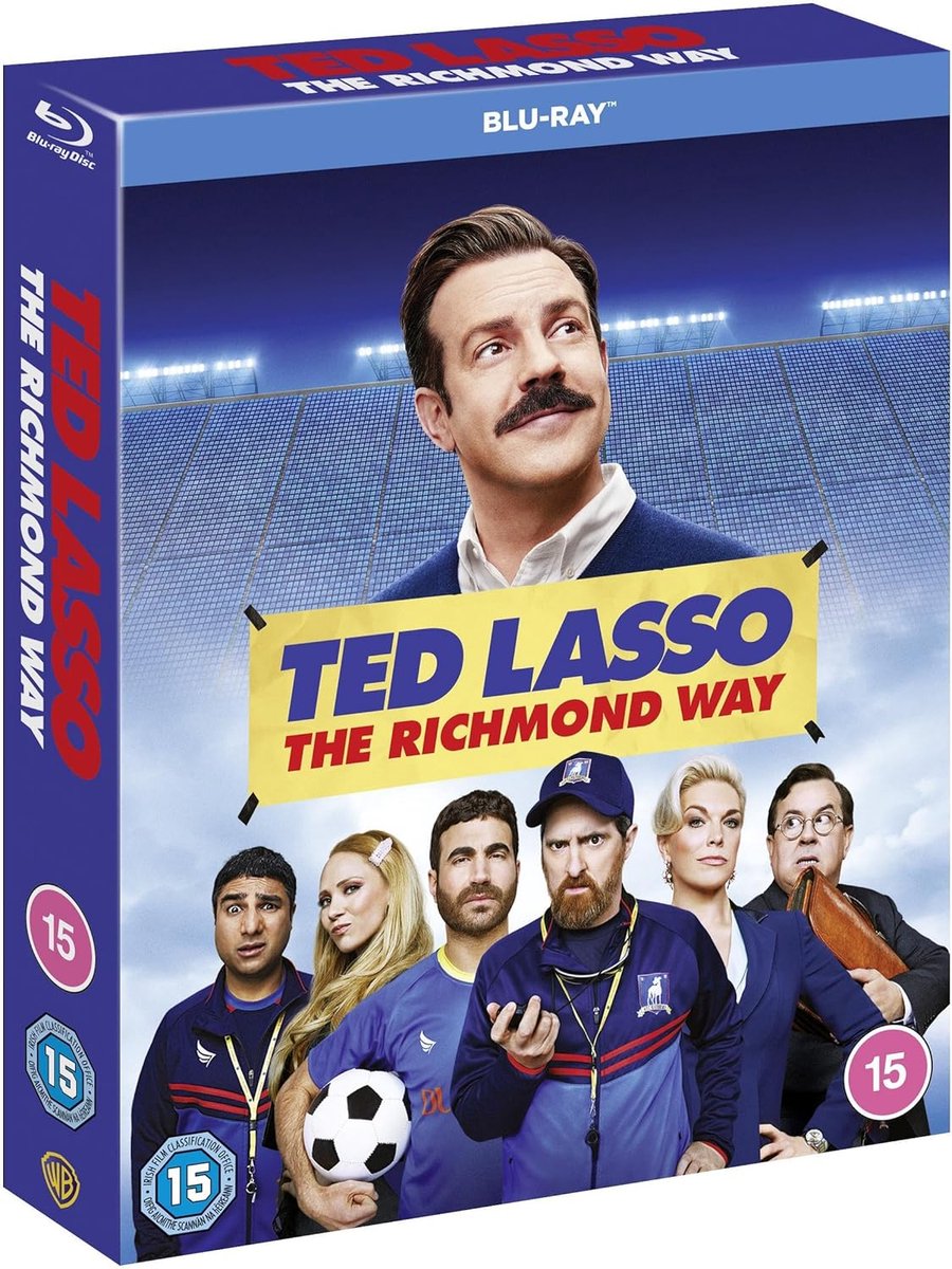 blu-ray, film, Ted Lasso, comedy, box set