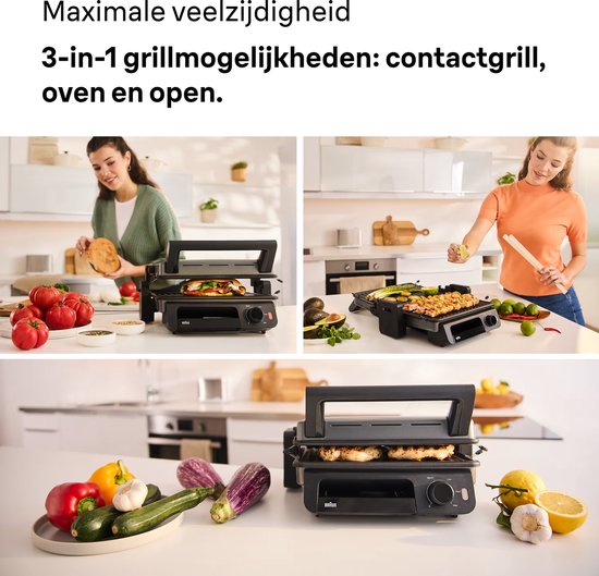 Braun MultiGrill 5 CG5033 – Multifunctionele Contactgrill