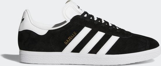adidas Gazelle - 43 1/3 - Heren Sneakers - Core Black/Footwear White/Clear Granite