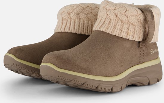 Skechers - Maat 37  Easy Going - Cozy Weather Dames Laarzen - Taupe
