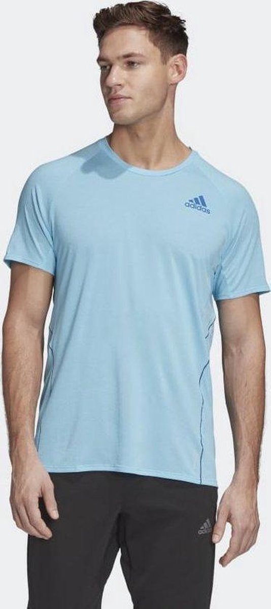 adidas - Maat M - Adi Runner Sportshirt Heren