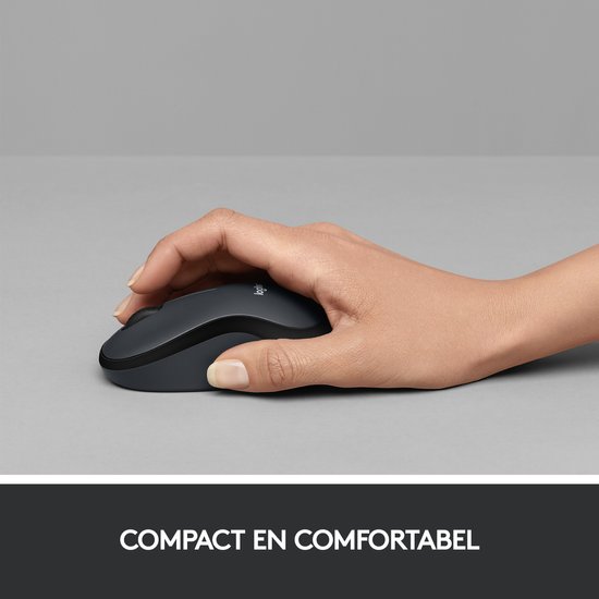 Logitech M220 Silent - Draadloze Muis - Grijs