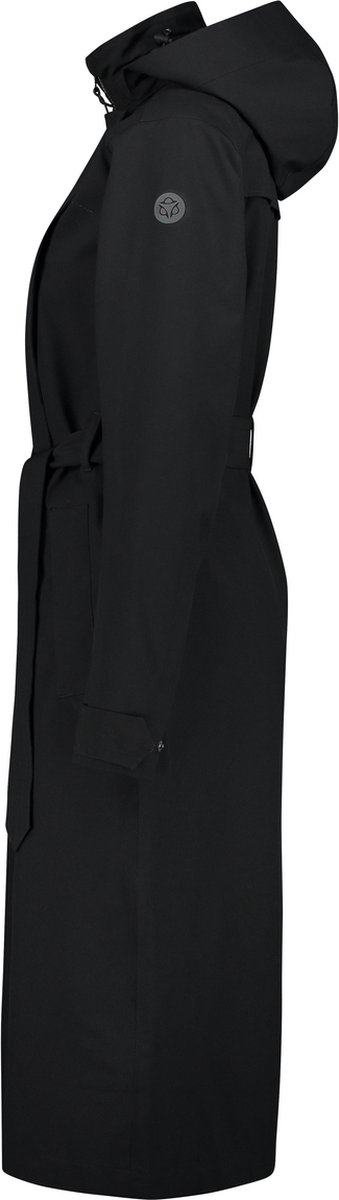 AGU - maat M- Trench Coat Long Regenjas Urban Outdoor Dames - Zwart