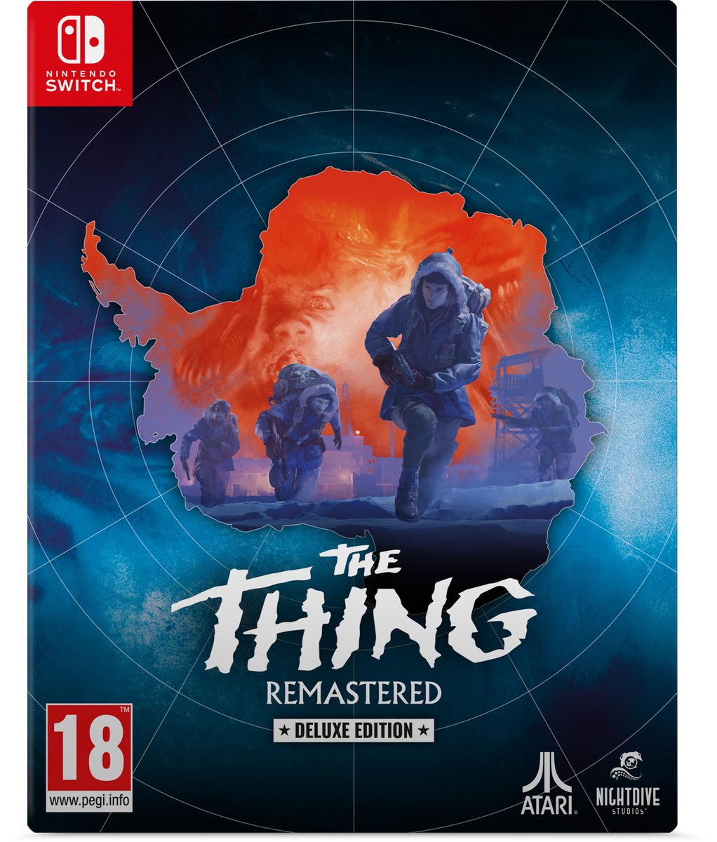 Nintendo Switch, The Thing Remastered, Deluxe Edition, 18+, artwork