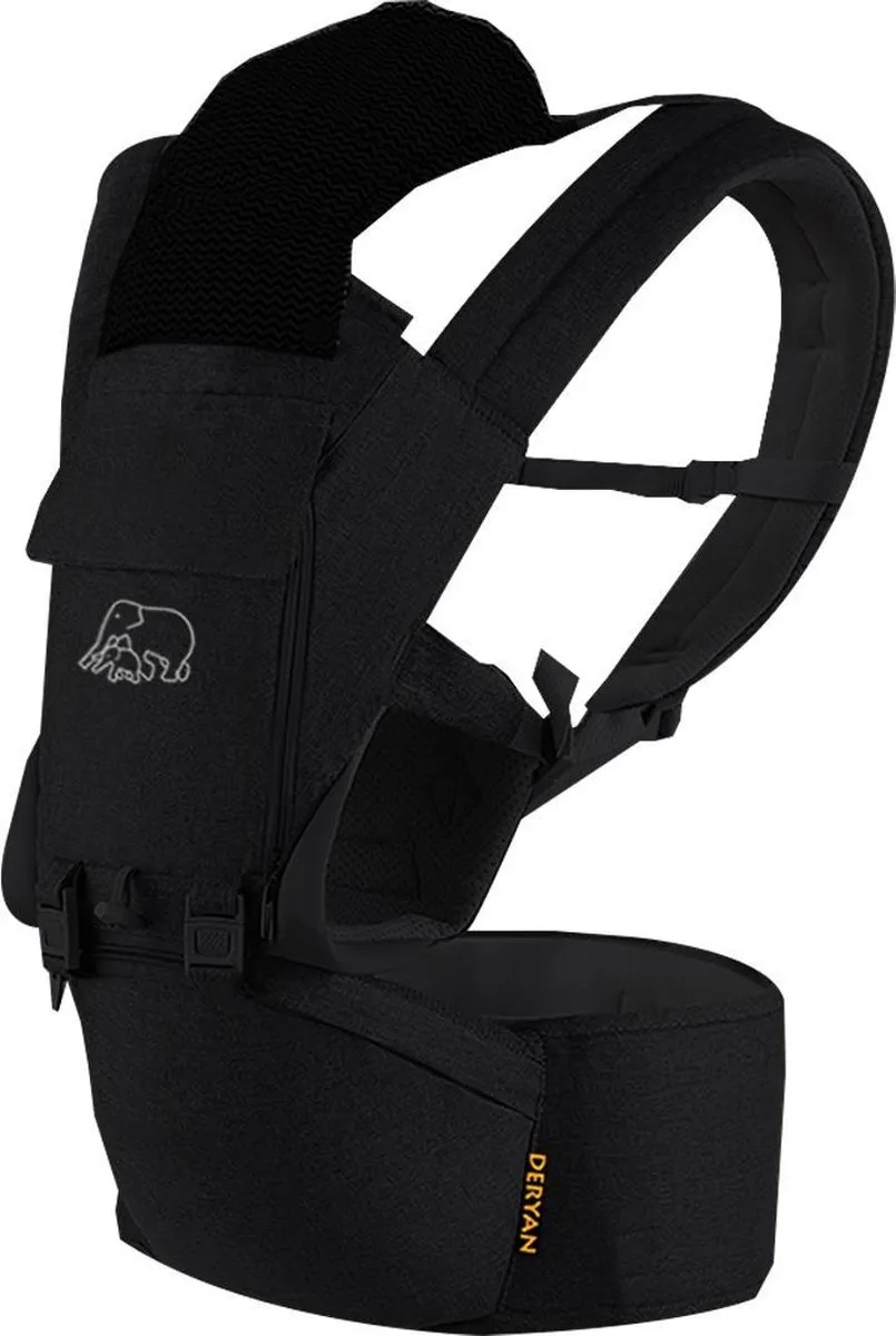 Deryan Pack Luxe Ergonomische draagzak - Babydrager + Opbergvakjes