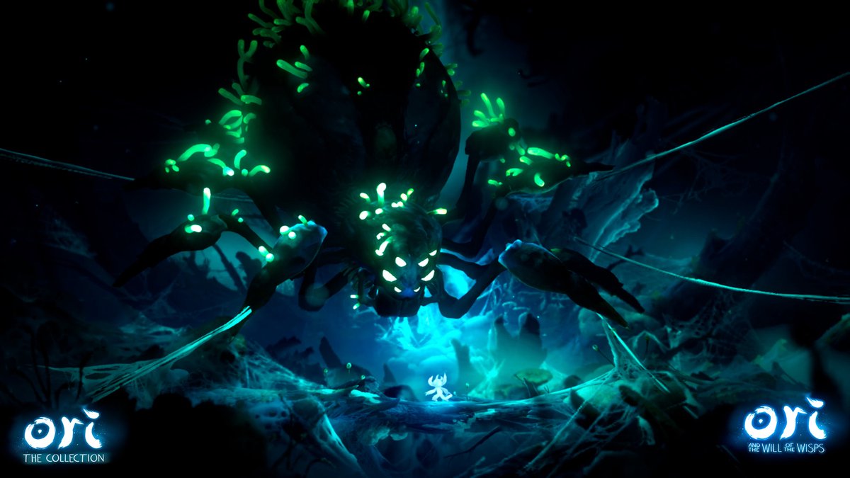 boss, creature, glow, cave, platform