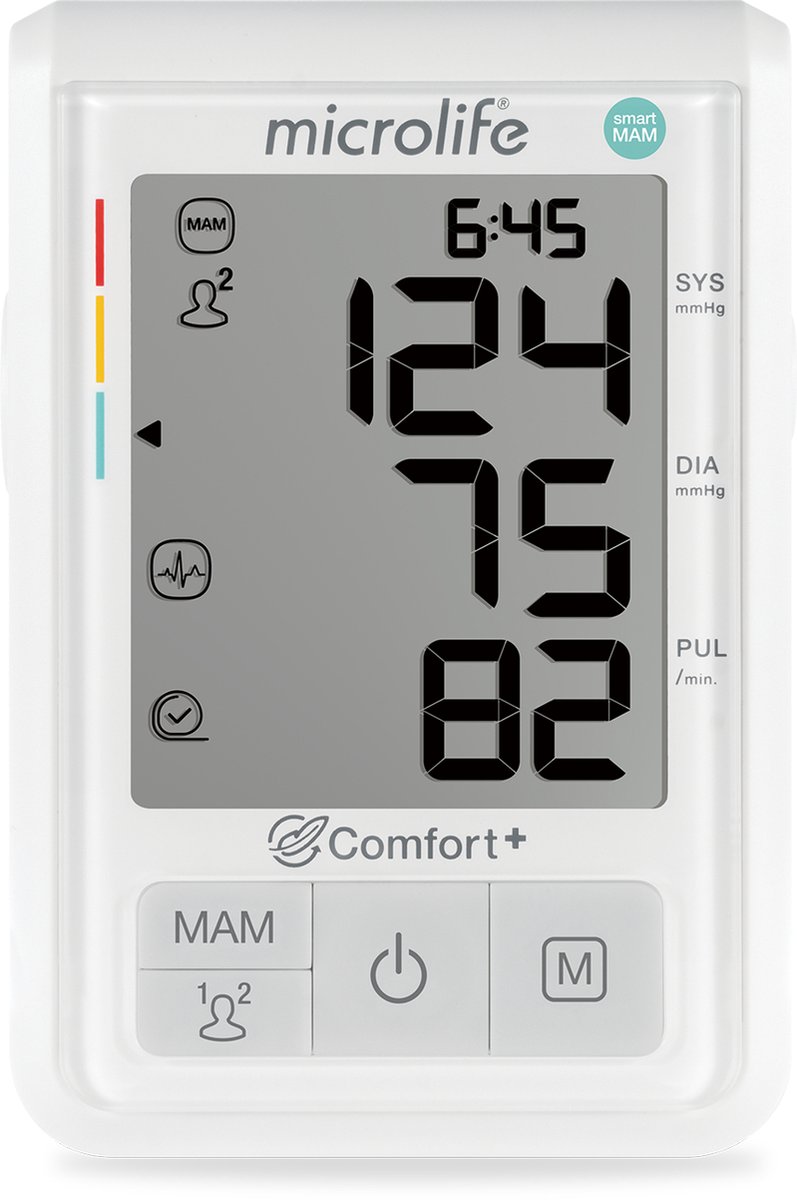 Microlife BP B3 Comfort PC - Bovenarm Bloeddrukmeter - Klinisch Gevalideerd - No. 1 merk bij huisart