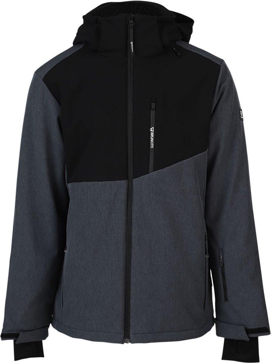 jacket, softshell, hooded, two-tone, zipper pockets
