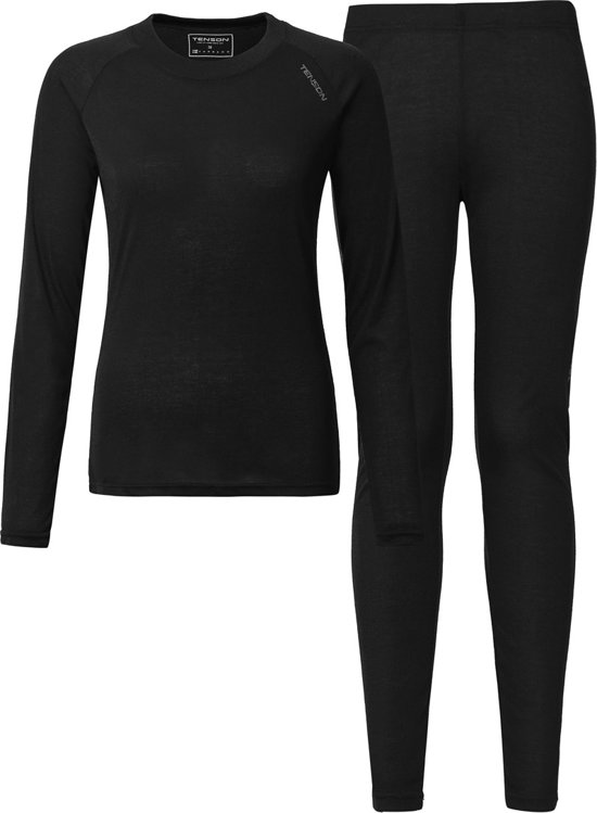 Tenson Magda Dames Thermoset - Zwart - Maat 40