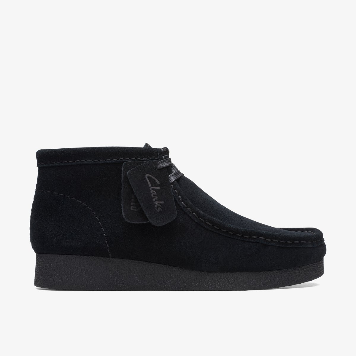 boot, ankle boot, suede, zwart, moccasin
