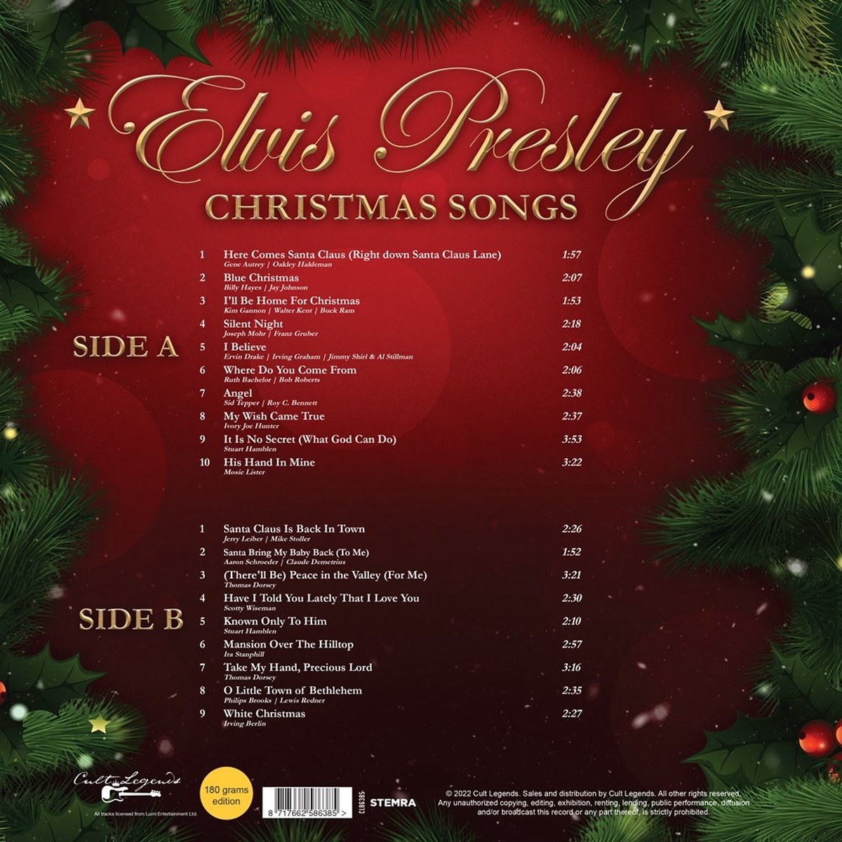 Elvis Presley - Christmas Songs (LP)